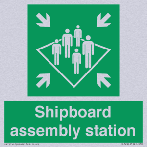 Shipboard assembly station